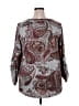 Ruby Rd. 100% Polyester Paisley Burgundy Pullover Sweater Size 2X - photo 2