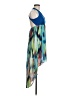 No Boundaries 100% Polyester Graphic Blue Cocktail Dress Size 7 - 9 - photo 4