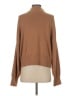H&M Solid Brown Turtleneck Sweater Size S - photo 2