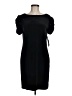 Marina Solid Black Casual Dress Size 8 - photo 1
