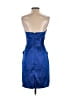 David's Bridal 100% Polyester Blue Cocktail Dress Size 4 - photo 2