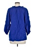 Andree by UNIT 100% Rayon Blue 3/4 Sleeve Blouse Size M - photo 2