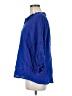 Andree by UNIT 100% Rayon Blue 3/4 Sleeve Blouse Size M - photo 5