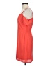 Express 100% Polyester Solid Orange Casual Dress Size 4 - photo 5