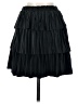 Zara 100% Polyester Solid Black Formal Skirt Size S - photo 1