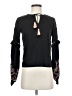 KAS 100% Polyester Black Long Sleeve Blouse Size XS - photo 1