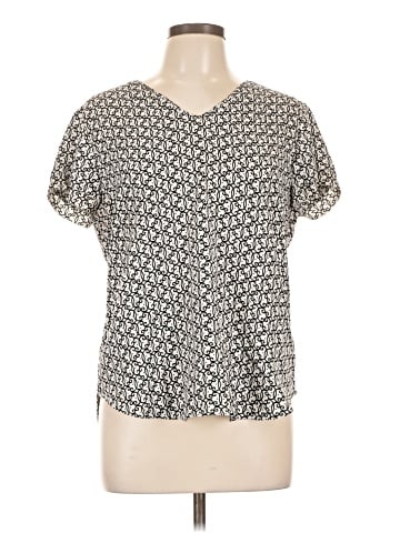 Ann Taylor Short Sleeve Blouse (view 1)