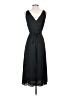Paige 100% Polyester Solid Black Casual Dress Size XS - photo 2