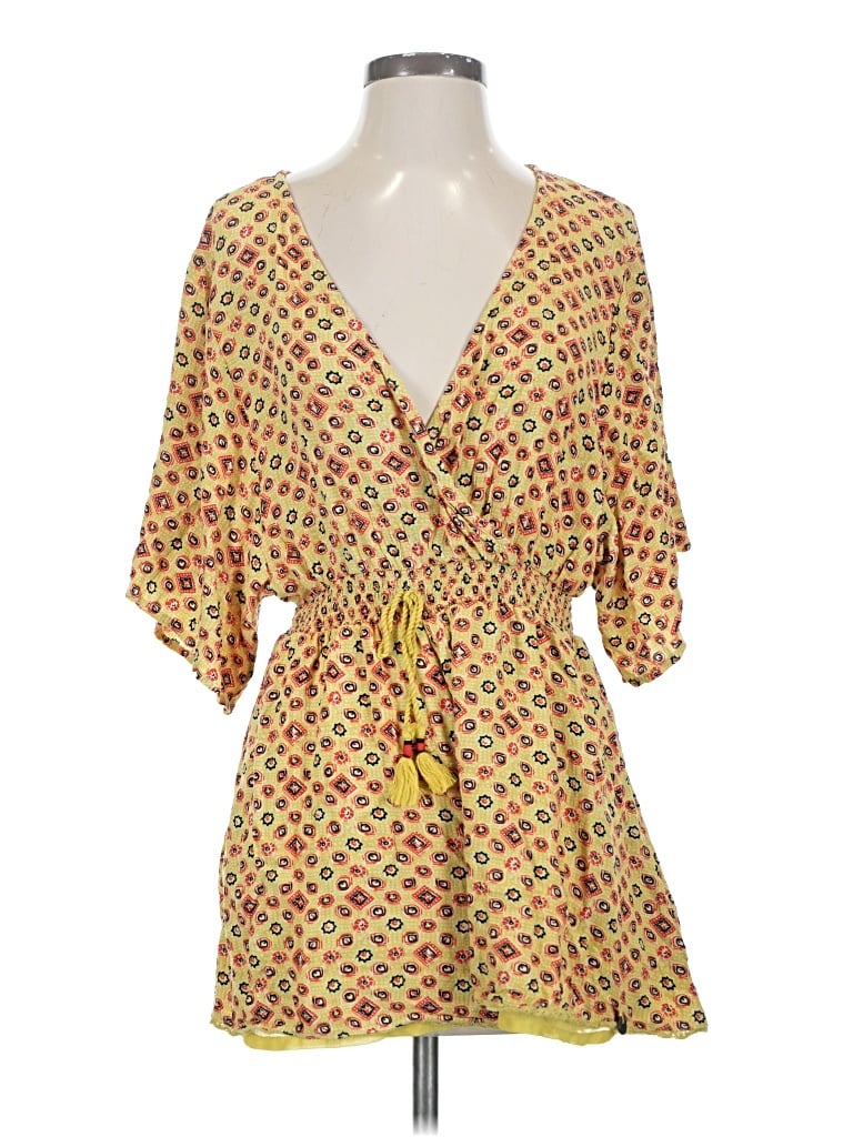 Pre-owned Superdry Romper In Yellow