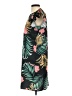 Unbranded Tropical Black Casual Dress Size S - photo 5