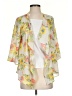 Everly 100% Polyester Yellow Kimono Size S - photo 1