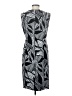 Kasper Graphic Gray Cocktail Dress Size 4 - photo 2