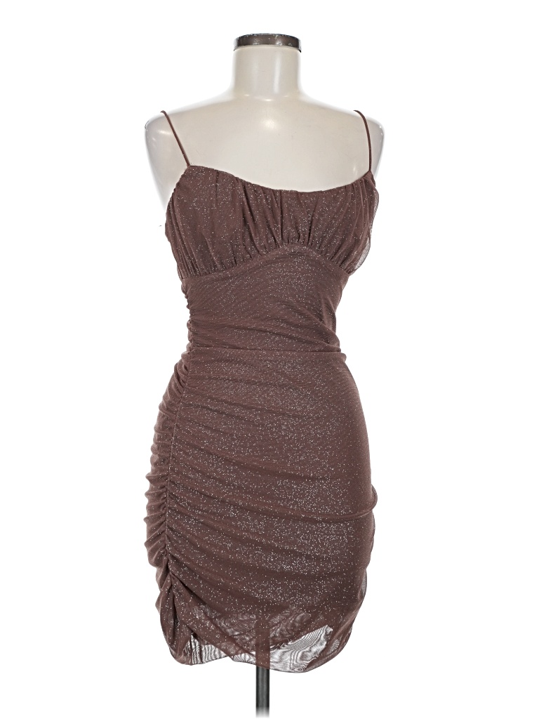 Pre-owned Windsor Cocktail Dress In Brown