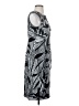 Kasper Graphic Gray Cocktail Dress Size 4 - photo 4