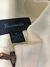 Faconnable 100% Cotton Ivory Track Jacket Size M - photo 6