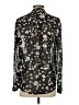 CAbi Floral Black Long Sleeve Blouse Size S - photo 2