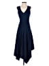 Derek Lam Chevron-herringbone Blue Cocktail Dress Size EU (IT) 36 / US 0 - photo 1