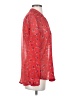 Kut from the Kloth 100% Polyester Red Long Sleeve Blouse Size S - photo 4