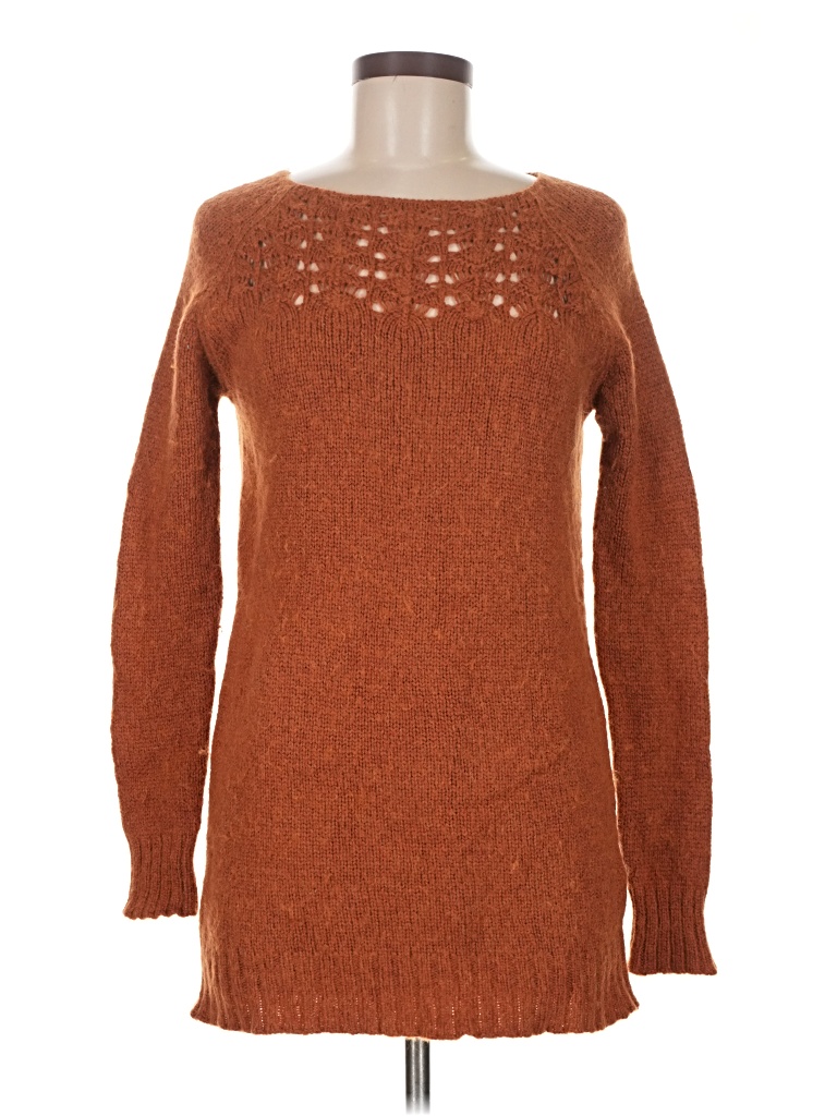 Pre-owned Moth Wool Pullover Sweater In Brown