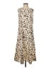 Unbranded 100% Polyester Animal Print Tan Casual Dress Size S - photo 1