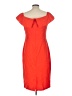 ASOS 100% Polyester Solid Orange Cocktail Dress Size 12 - photo 2