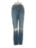 Good American Solid Blue Jeans Size 0 - photo 1