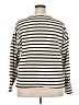 Pull&Bear Stripes Ivory Long Sleeve T-Shirt Size XXL - photo 2