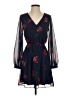 Express Floral Blue Casual Dress Size XS - photo 1