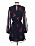 Express Floral Blue Casual Dress Size XS - photo 2