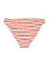 Solid & Striped Stripes Orange Swimsuit Bottoms Size M - photo 2