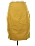 Express Solid Yellow Formal Skirt Size 4 - photo 1