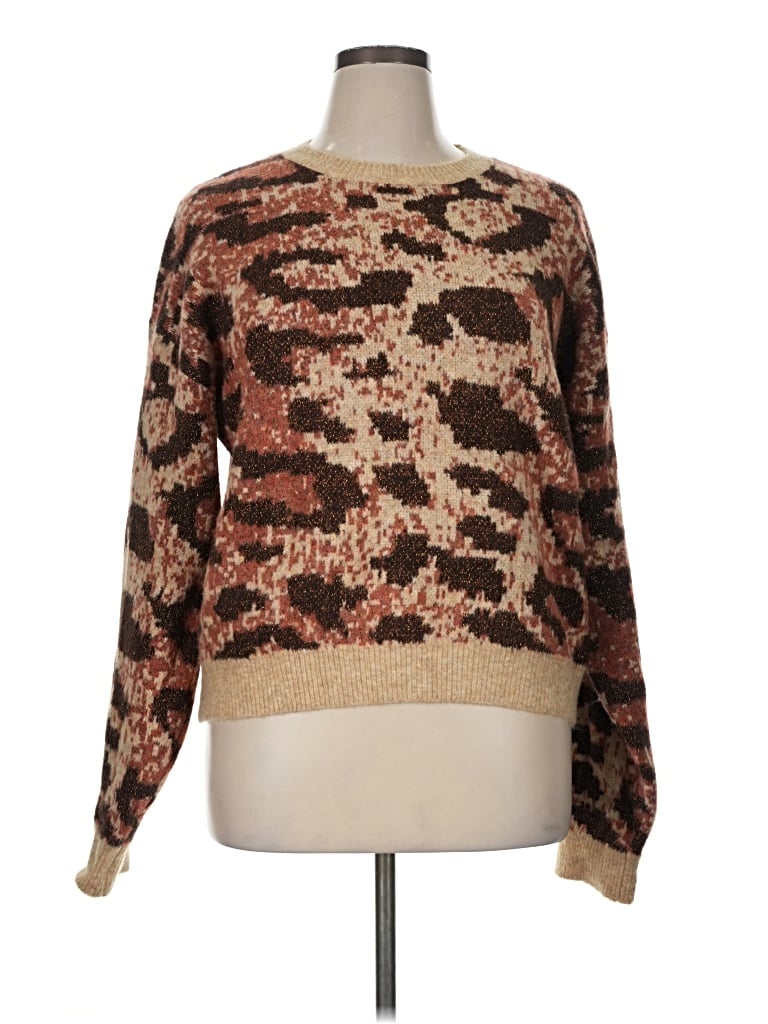 Pre-owned Cider Pullover Sweater In Brown