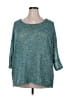 Alfani Teal Pullover Sweater Size 2X - photo 1