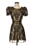 LoveShackFancy Metallic Gold Cocktail Dress Size 4 - photo 1