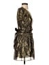 LoveShackFancy Metallic Gold Cocktail Dress Size 4 - photo 4