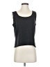 St. John Gray Sleeveless T-Shirt Size S - photo 1