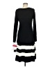 K Studio Stripes Black Casual Dress Size M - photo 2
