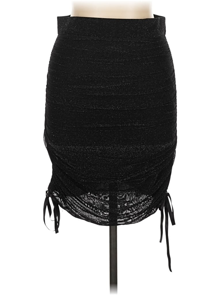 Pre-owned Pink Lily Casual Skirt In Black