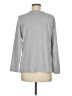 Christopher & Banks Gray Long Sleeve Top Size M (petite) - photo 2