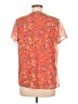 Papermoon 100% Polyester Orange Short Sleeve Blouse Size M - photo 2