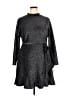 Speechless Metallic Silver Cocktail Dress Size 2X - photo 1