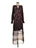 CAbi 100% Polyester Paisley Brown Casual Dress Size S - photo 1
