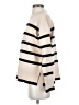 Staccato Stripes Ivory Turtleneck Sweater Size S - photo 5