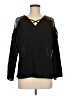 Blooming Jelly Black Long Sleeve Blouse Size M - photo 1