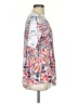 Cubism Floral White Short Sleeve T-Shirt Size S - photo 4