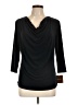 Ellen Tracy Black 3/4 Sleeve Top Size L - photo 1