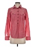 J.Crew 100% Cotton Color Block Pink Long Sleeve Button-Down Shirt Size XS - photo 1