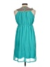 Judith March 100% Polyester Teal Casual Dress Size L - photo 2