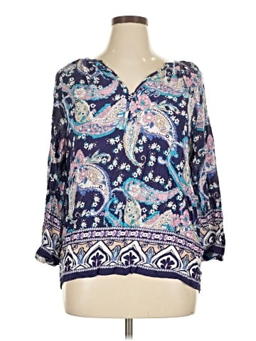 Rose & Thyme 3/4 Sleeve Blouse (view 1)