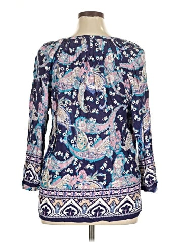 Rose & Thyme 3/4 Sleeve Blouse (view 2)